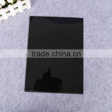 Full Color Printing Single Page Plastic pp Foldable File Holder l Shape File Folder Sheet Protector Folder photo-2