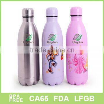 stainless steel double wall water bottle