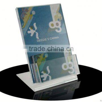 Hot Sale perspex brochure holder in Artificial Design