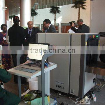Middle size hotel use x-ray machine baggage scanner for luggage checking XJ6550