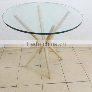 fashion style wooden base diamond coffee table