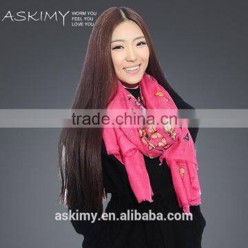 2015 New fashion silk cashmere scarf wholesale pashmina shawl