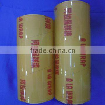 keep food fresh pvc cling film pvc big rolls plastic wrap