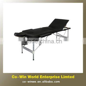 3 sections folding portable aluminum massage bed