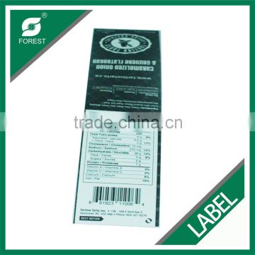 FULL COLOR PRINTING PAPER LABEL STICKER,WATERPROOF ADHENSIVE STICKER LABEL