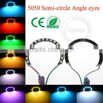 92/104/124/131 mm Semi-circle 5050 Led Smd Rgb Angel Eyes