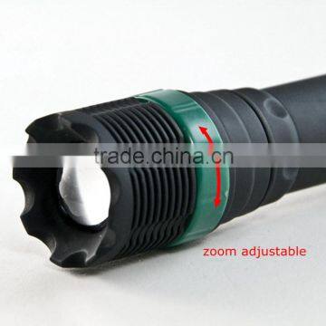 1W Powerful Led With 3AAA Batteries Zoom Flashlight photo-2