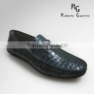 china factory fashion comfortable flat genuine leather shoes