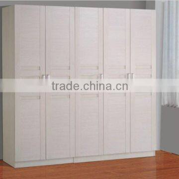 White color custom made wardrobe cabinets 209010-5