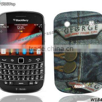 Jeans Skin TPU Cover for BlackBerry Bold 9900. Gel Soft Back Case for Blackberry 9930