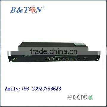 1U 19 inch 2 PON 1U rack SNMP,FTTH GPON/GEPON FTTB/FTTH OLT System with 1:64 Splitting Ratio Supported 128 ONUs Fully Compatibl