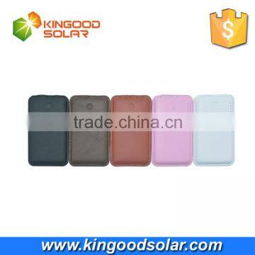 2016 Newest Product 5000mah Mobile Cell Phone Charger/portable Mobile Phone Charger/mobile Leather Power Bank