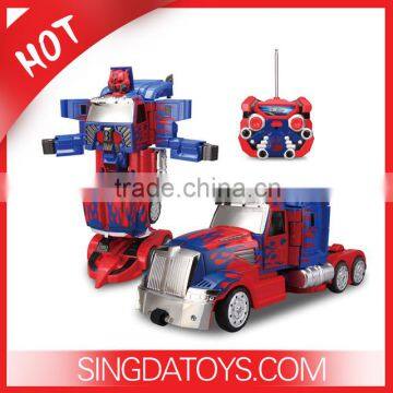 2.4G RC car transform robot toy with sound & music TT662