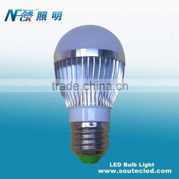 2015 160 degree led bulb 3W 5W 7W cooling system Led Bulbs CCT 2700K-6500K aluminum E14 E27 led bulb light fixture