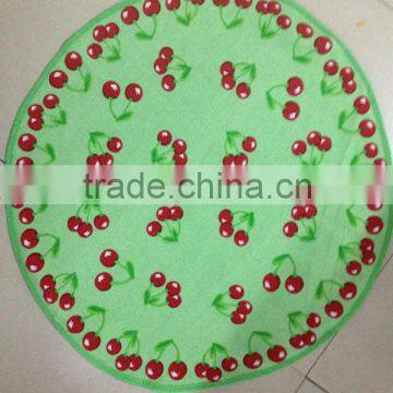 wholesale 100% cotton printed circle towel