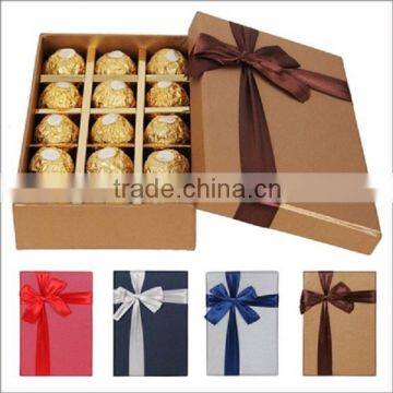 Wholesale satin ribbon bow for food packaging promotional