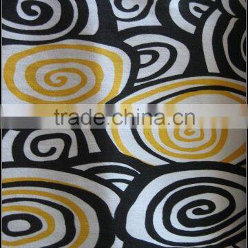 Cotton Satin Spandex Print fabric