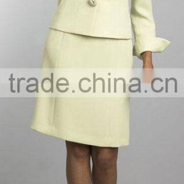 Women's Uniform Suit Lady's Coat Jacket and Skirts Set