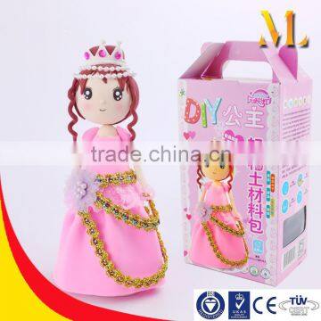 MLT09P Amazone hot sale Air Dry Clay Craft Princess For Girls