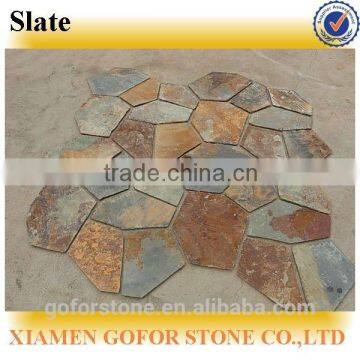 irregular shaped slate pavers