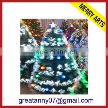 2014 new design decoration christmas tree lighting outdoor wire lighted christmas tree wholesale