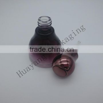 New product fasciated glass bottle dark amber glass botttle skin care bottle