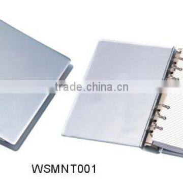 aluminum note book for promotional