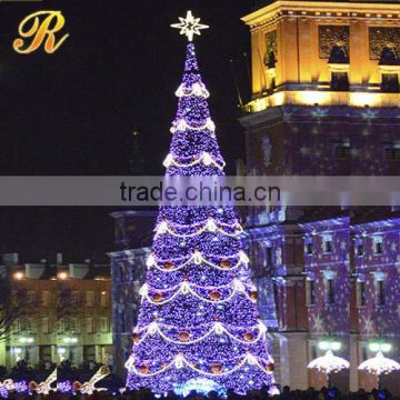 Commercial LED lighted christmas tree sale