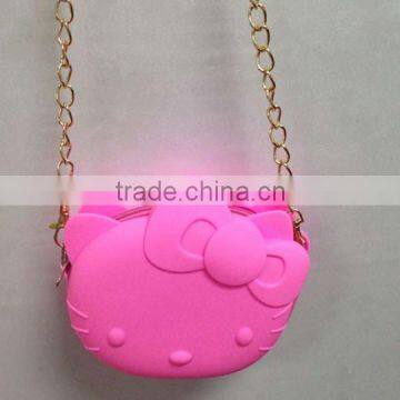 New Arrival Hello Kitty Silicone Single Long Strap Shoulder Bag For Girs photo-6