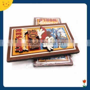 Top quality 3d soft pvc souvenir fridge magnet