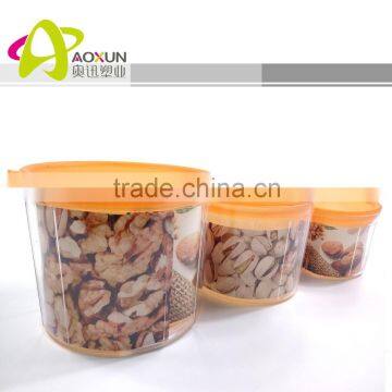 Plastic BPA Free food storage containers