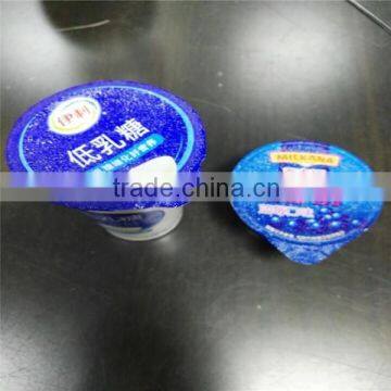 50mm Packaging Cheese Pre Cut Aluminum Foil Lid