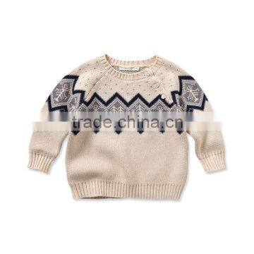 DB1436 dave bella 2014 autumn winter baby solid pullover kids sweater baby outwear baby clothes design knitwear pullover sweater