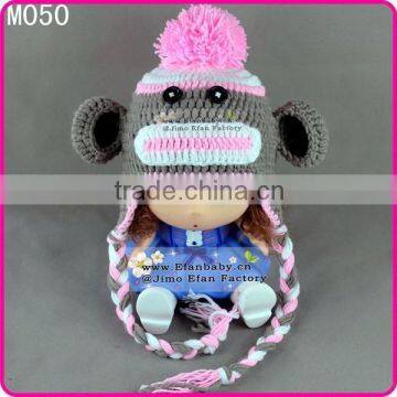 cute animal hats knitting patterns for children