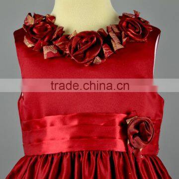 2016 New Model Flower Girl Dress Children Birthday Party Wear Western Dress Princess Puff Summer Clothes for Girl of 9 Years Old Quality Choice photo-5