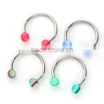 Charming Magnetic Unique Cheap Lip Rings Studs Nose Rings Eyebrow Rings CBR Body Piercing Jewelry