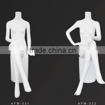 High glossy white female mannequin