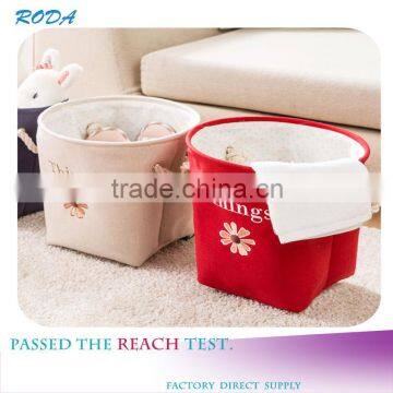 WBN-09: Roda wholesale Cotton and linen storage ,toy storage,baskets for storage