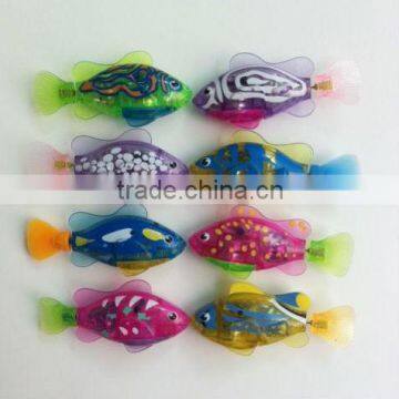 Plastic Transparent Swimming Fish With LED Light