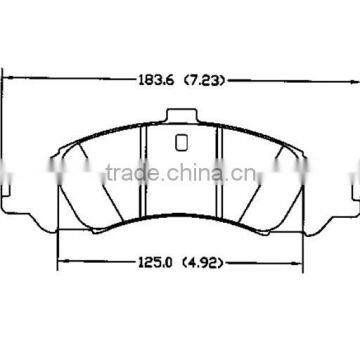 brake assembly D1043 92155977 for Buick Holden Pontiac Vauxhall front new brake pads