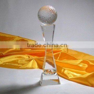 new design blank crystal ball trophy in souvenirs (JB-019)