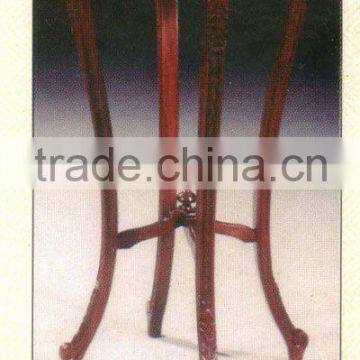 Flower Table With Marble Inlay Top Mahogany Indoor Furniture