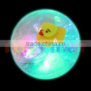 LED Light Bouncy Ball Flashing Bouncing Ball/basketball Ball Pvc Light up Inside Led photo-4