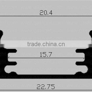 QS-2210 Led Strip Light Aluminum Extrusion WIth Lens