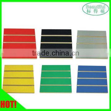 Colorful MDF Slat wall Panel Display