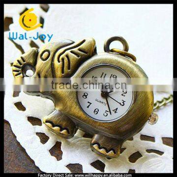 promotional product antique elephant shape pocket watch(sW-1109)