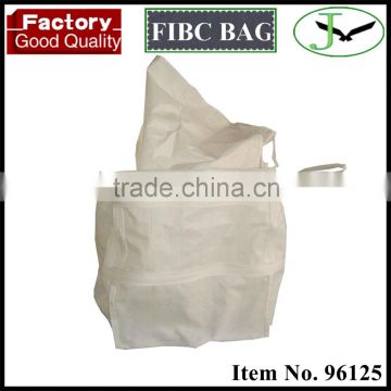 Customized 100% virgin polypropylene pp top flat ton bag with low price