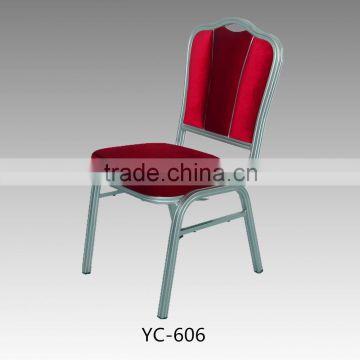 Hot sale rental mental frame wedding reception hotel banquet chair YC606