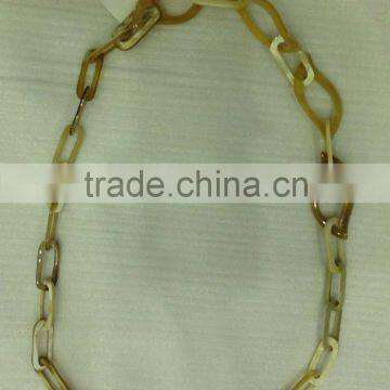 Handmade nice yellow buffalo horn necklace jewelry Viet Nam