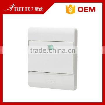 China factory price BIHU wall switch 1gang 2 way button switch for home use